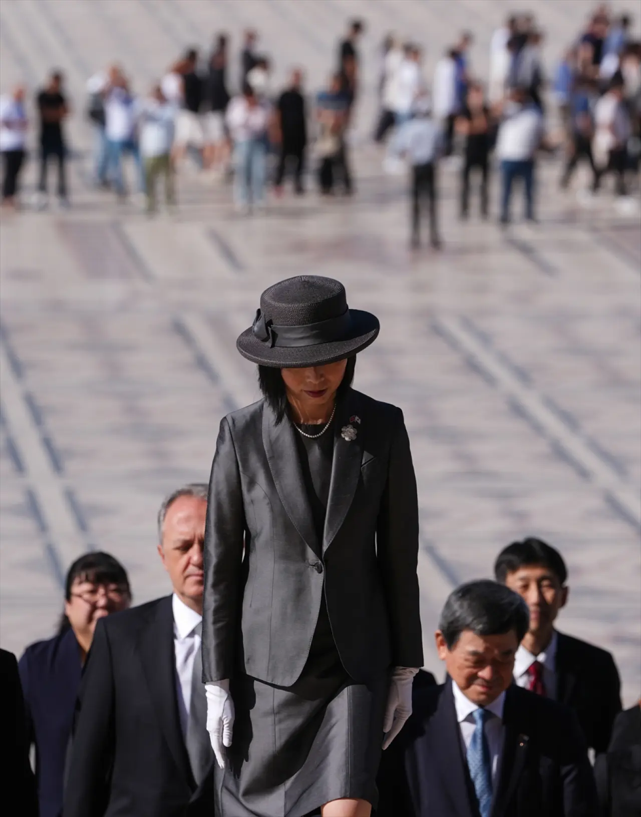 Japonya Prensesi Akiko Mikasa Anıtkabir’i ziyaret etti 9