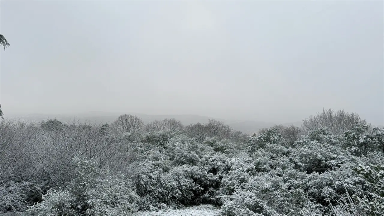 İstanbul'da kar yağışı başladı 7