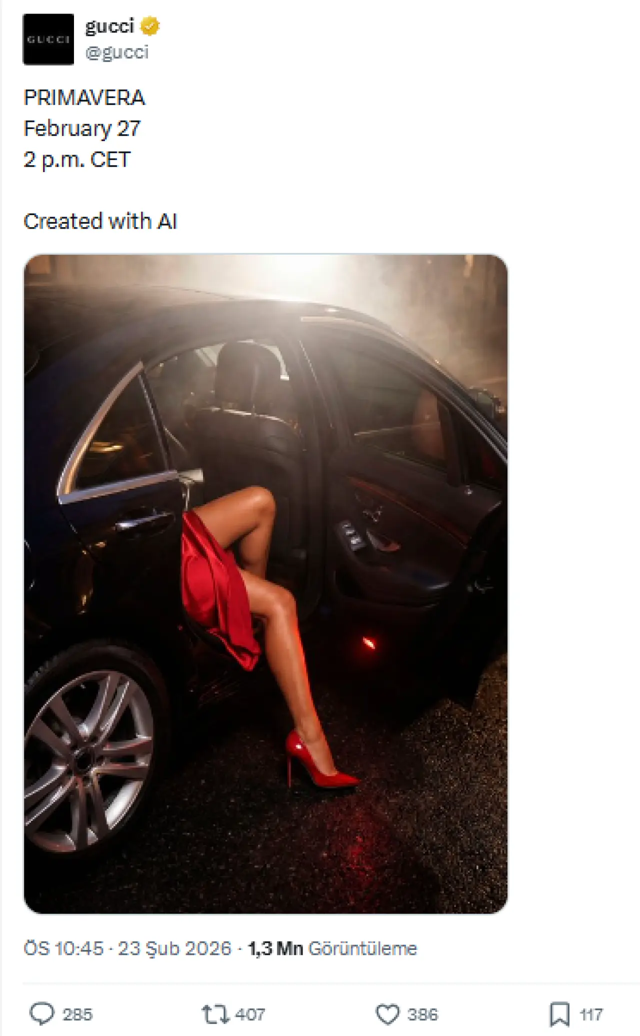 İtalyan zanaatkarlığından yapay zekaya: Gucci'nin Milano Moda Haftası reklamları eleştirilerin odağında 4