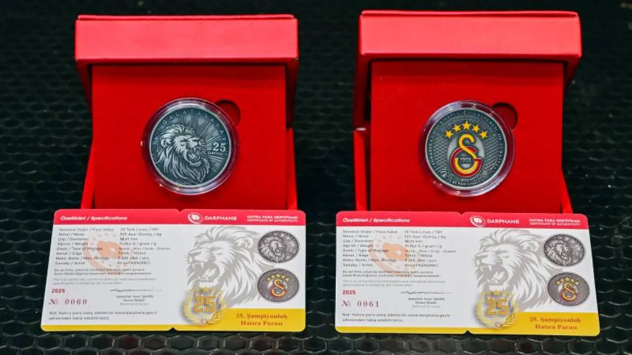 Darphane, Galatasaray'ın şampiyonluğu için hatıra para basıyor